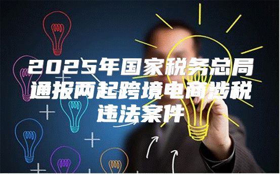 2025年国家税务总局通报两起跨境电商涉税违法案件