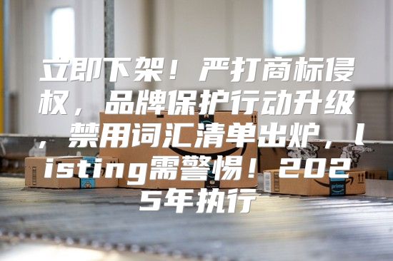 立即下架！严打商标侵权，品牌保护行动升级，禁用词汇清单出炉，listing需警惕！2025年执行
