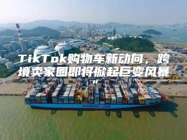 TikTok购物车新动向，跨境卖家圈即将掀起巨变风暴”