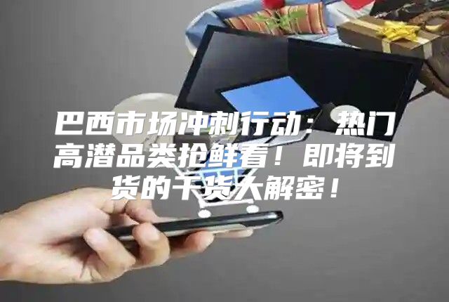 巴西市场冲刺行动：热门高潜品类抢鲜看！即将到货的干货大解密！