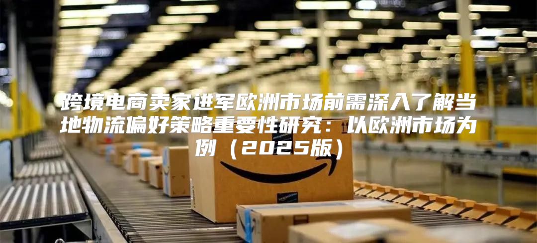 跨境电商卖家进军欧洲市场前需深入了解当地物流偏好策略重要性研究：以欧洲市场为例2025版