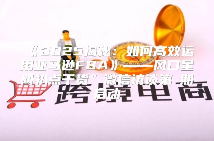2025揭秘：如何高效运用亚马逊FBA——风口星网扒点干货”微信访谈第⑥期启动
