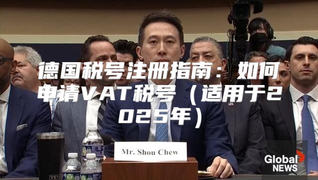 德国税号注册指南：如何申请VAT税号适用于2025年