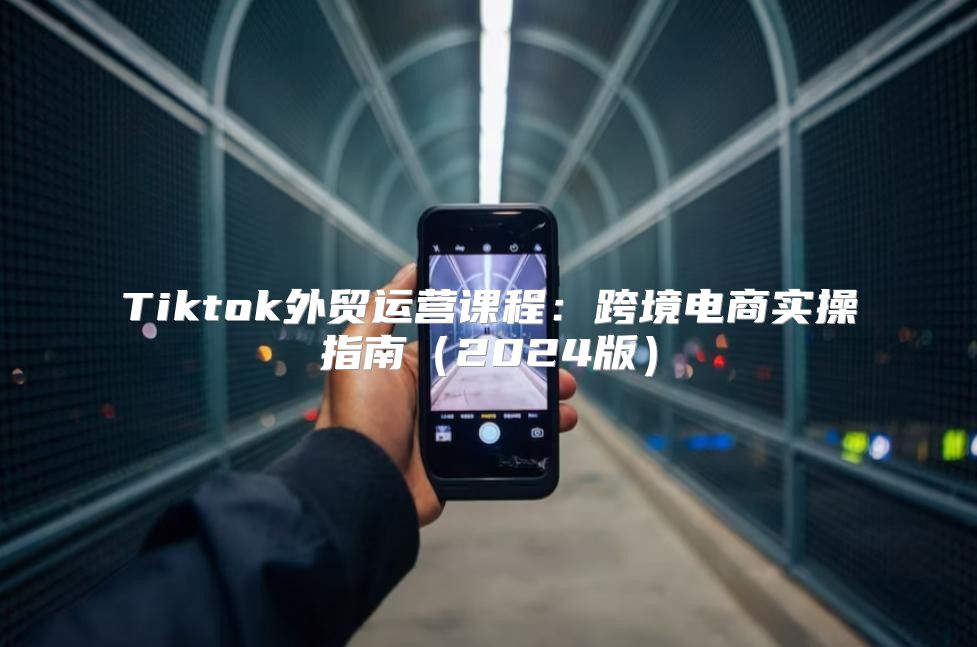 Tiktok外贸运营课程：跨境电商实操指南2025版