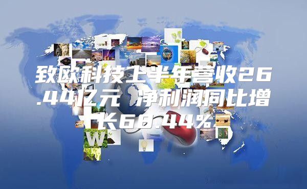 致欧科技上半年营收26.44亿元 净利润同比增长68.44%