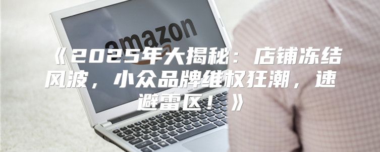 2025年大揭秘：店铺冻结风波，小众品牌维权狂潮，速避雷区！
