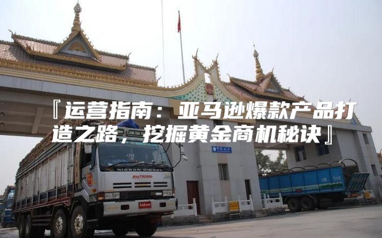 『运营指南：亚马逊爆款产品打造之路，挖掘黄金商机秘诀』