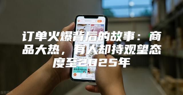 订单火爆背后的故事：商品大热，有人却持观望态度至2025年