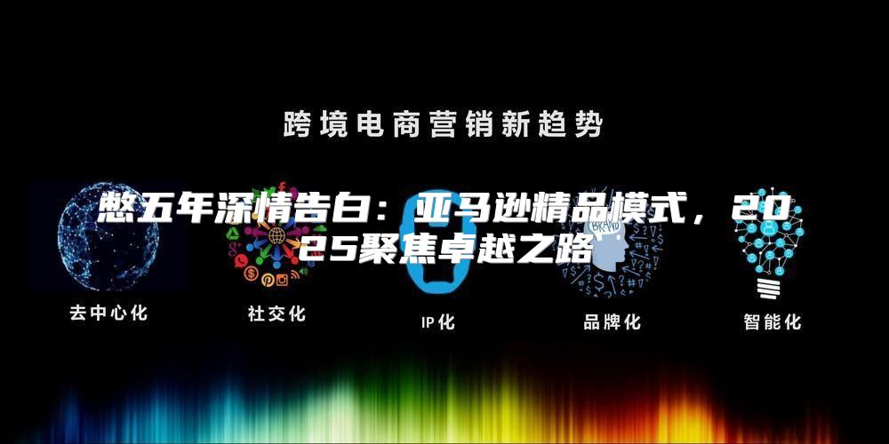 憋五年深情告白：亚马逊精品模式，2025聚焦卓越之路