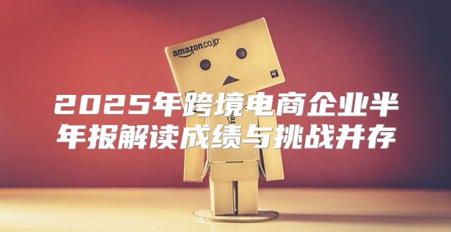 2025年跨境电商企业半年报解读成绩与挑战并存