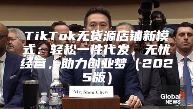 TikTok无货源店铺新模式：轻松一件代发，无忧经营，助力创业梦2025版
