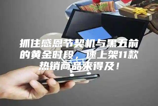 抓住感恩节契机与黑五前的黄金时段，速上架11款热销商品来得及！