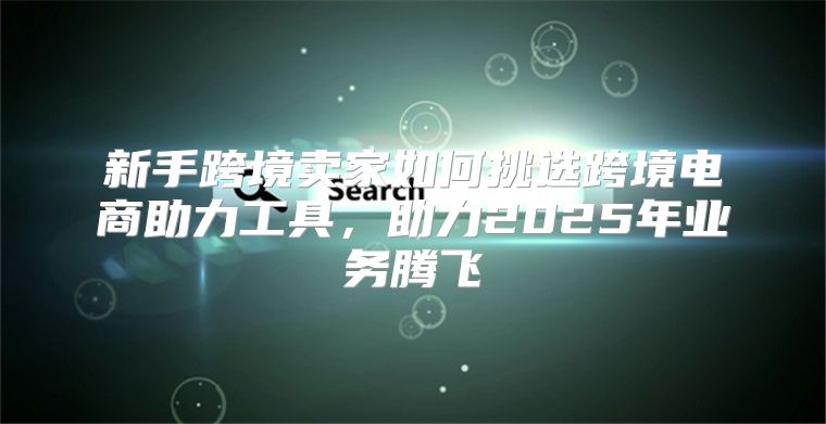 新手跨境卖家如何挑选跨境电商助力工具，助力2025年业务腾飞