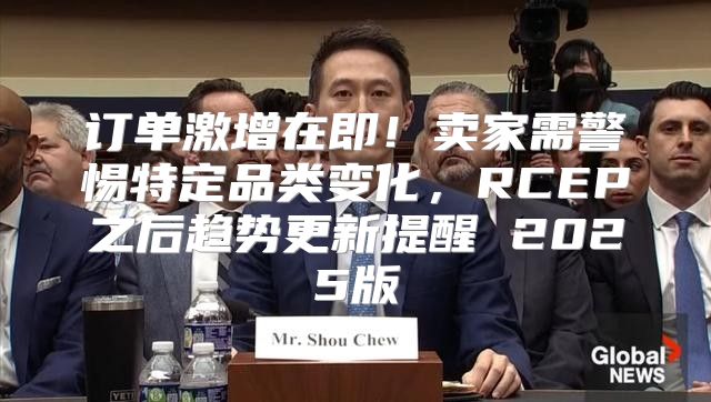 订单激增在即！卖家需警惕特定品类变化，RCEP之后趋势更新提醒 2025版