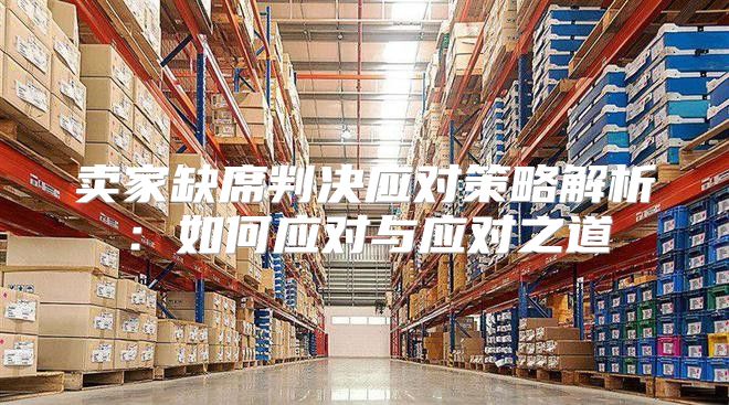 卖家缺席判决应对策略解析：如何应对与应对之道