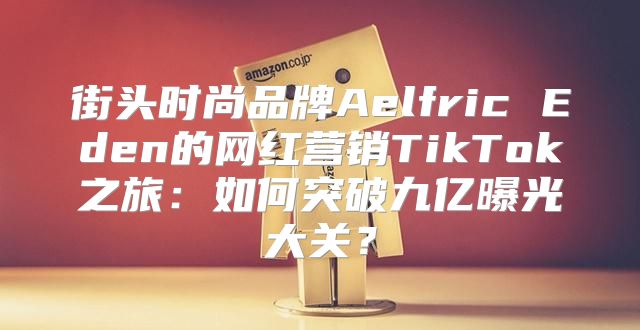街头时尚品牌Aelfric Eden的网红营销TikTok之旅：如何突破九亿曝光大关？