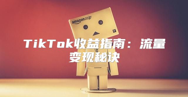 TikTok收益指南：流量变现秘诀