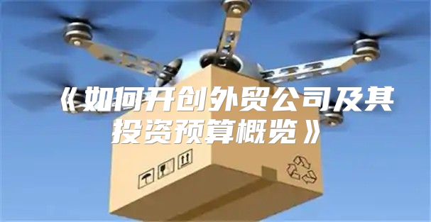 如何开创外贸公司及其投资预算概览