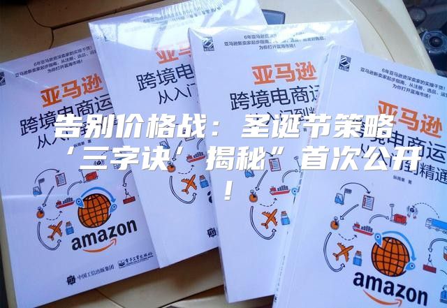 告别价格战：圣诞节策略‘三字诀’揭秘”首次公开！