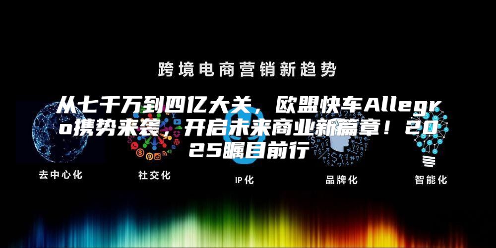 从七千万到四亿大关，欧盟快车Allegro携势来袭，开启未来商业新篇章！2025瞩目前行