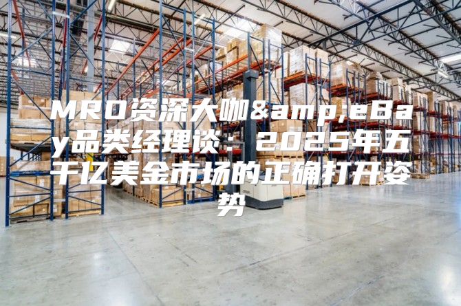 MRO资深大咖&amp;eBay品类经理谈：2025年五千亿美金市场的正确打开姿势