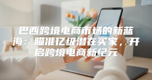 巴西跨境电商市场的新蓝海：瞄准亿级潜在买家，开启跨境电商新纪元