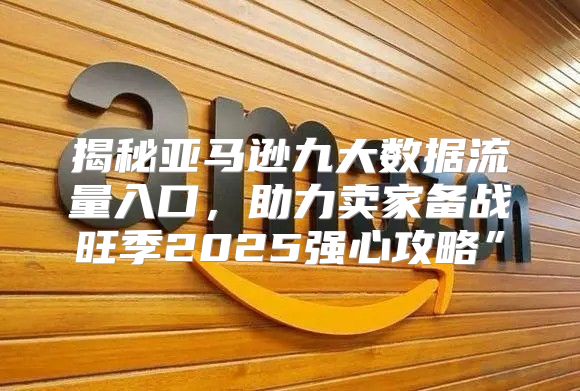 揭秘亚马逊九大数据流量入口，助力卖家备战旺季2025强心攻略”