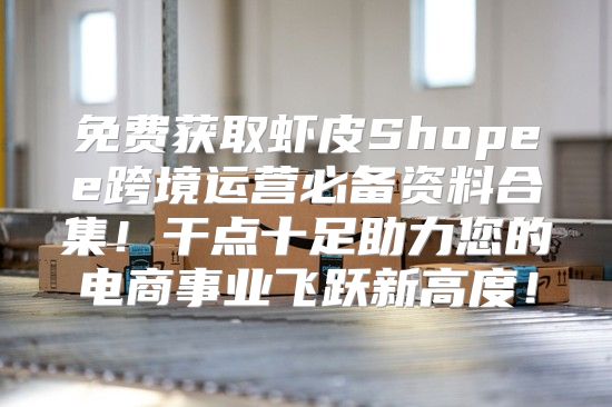 免费获取虾皮Shopee跨境运营必备资料合集！干点十足助力您的电商事业飞跃新高度！