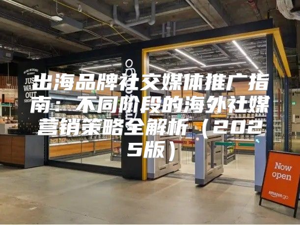 出海品牌社交媒体推广指南：不同阶段的海外社媒营销策略全解析2025版