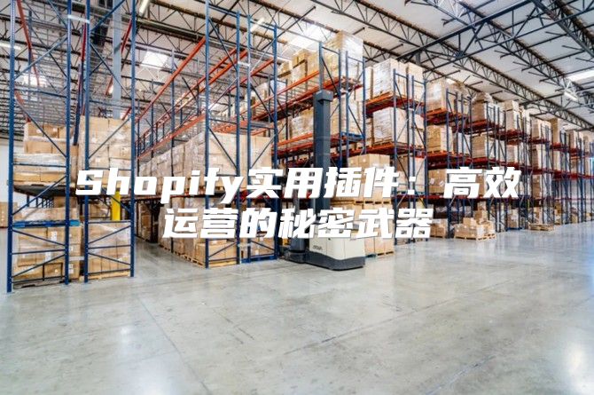 Shopify实用插件：高效运营的秘密武器