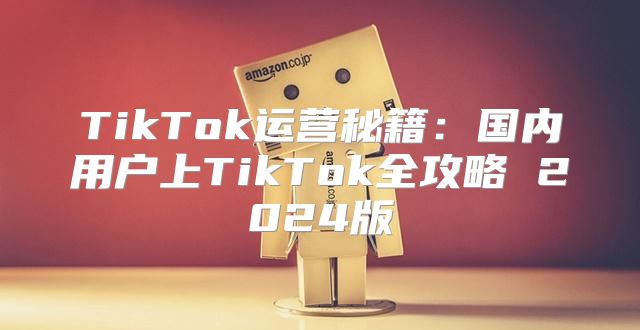TikTok运营秘籍：国内用户上TikTok全攻略 2025版