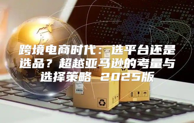 跨境电商时代：选平台还是选品？超越亚马逊的考量与选择策略 2025版