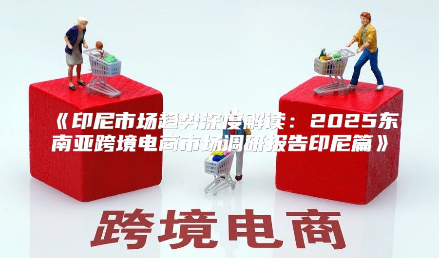 印尼市场趋势深度解读：2025东南亚跨境电商市场调研报告印尼篇