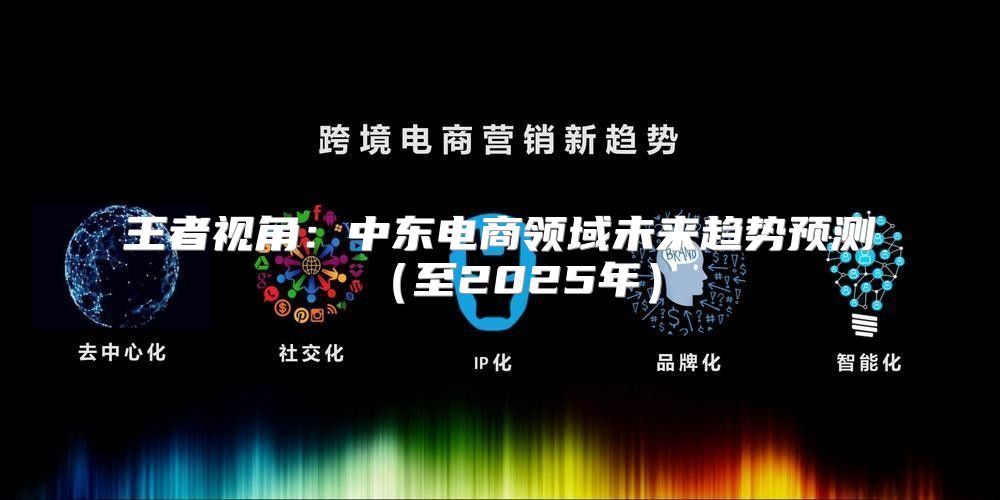 王者视角：中东电商领域未来趋势预测至2025年