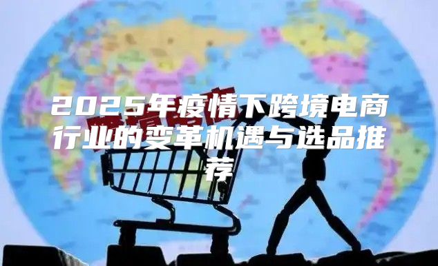 2025年疫情下跨境电商行业的变革机遇与选品推荐