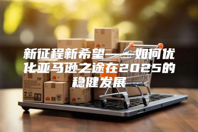 新征程新希望——如何优化亚马逊之途在2025的稳健发展