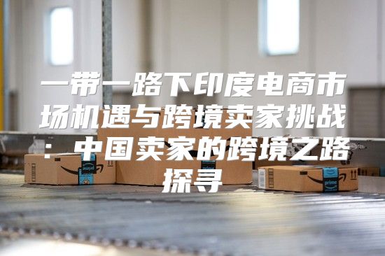 一带一路下印度电商市场机遇与跨境卖家挑战：中国卖家的跨境之路探寻