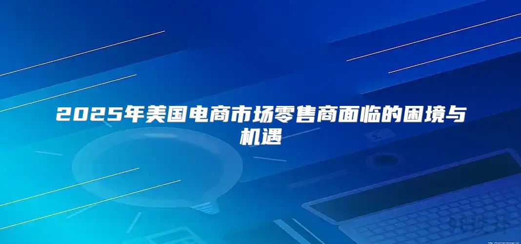 2025年美国电商市场零售商面临的困境与机遇