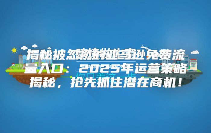 揭秘被忽视的亚马逊免费流量入口：2025年运营策略揭秘，抢先抓住潜在商机！
