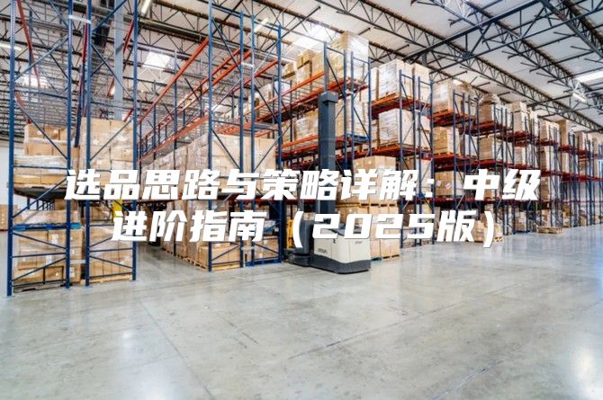 选品思路与策略详解：中级进阶指南2025版