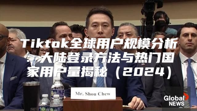 Tiktok全球用户规模分析：大陆登录方法与热门国家用户量揭秘2025