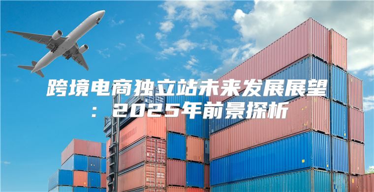 跨境电商独立站未来发展展望：2025年前景探析
