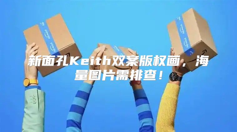 新面孔Keith双案版权画，海量图片需排查！
