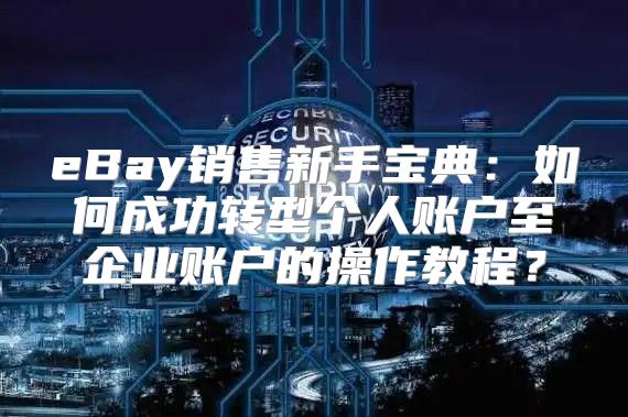 eBay销售新手宝典：如何成功转型个人账户至企业账户的操作教程？