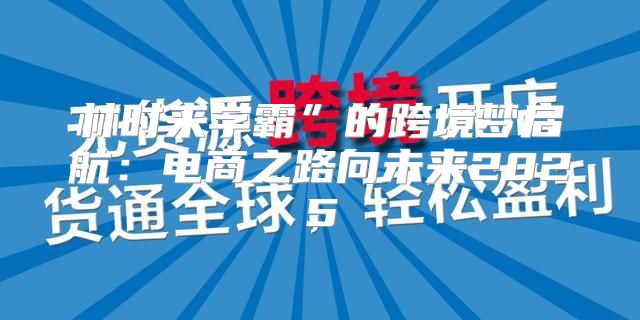 林时来学霸”的跨境梦启航：电商之路向未来2025