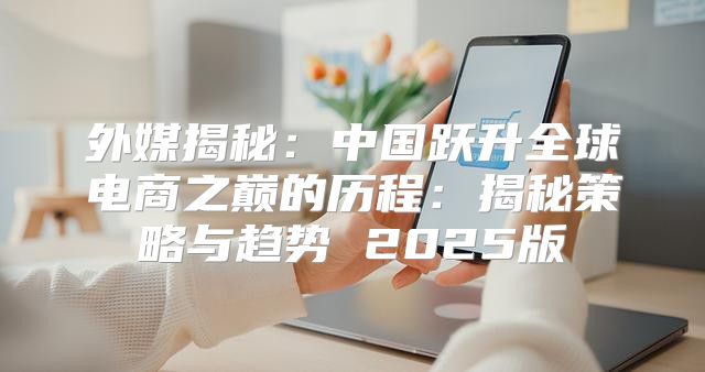 外媒揭秘：中国跃升全球电商之巅的历程：揭秘策略与趋势 2025版