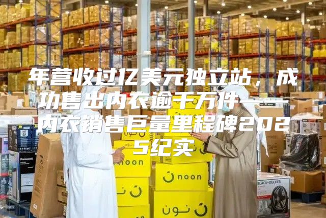 年营收过亿美元独立站，成功售出内衣逾千万件——内衣销售巨量里程碑2025纪实