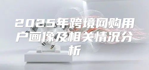 2025年跨境网购用户画像及相关情况分析