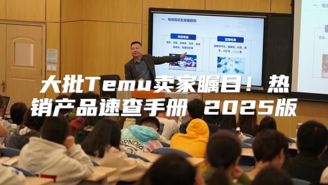 大批Temu卖家瞩目！热销产品速查手册 2025版
