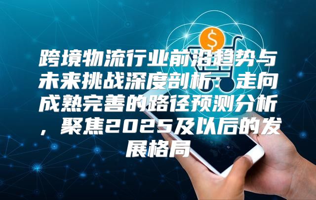 跨境物流行业前沿趋势与未来挑战深度剖析：走向成熟完善的路径预测分析，聚焦2025及以后的发展格局